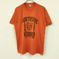 RUSSELL ATHLETIC　ラッセルアスレチック　半袖プリントTシャツ　オレンジ　Lサイズ　古着