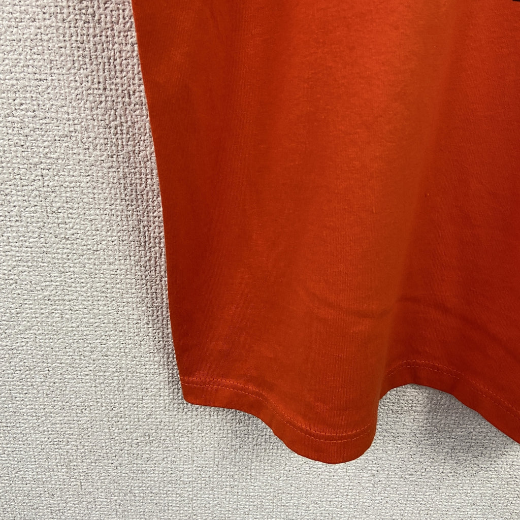 RUSSELL ATHLETIC　ラッセルアスレチック　半袖プリントTシャツ　オレンジ　Lサイズ　古着