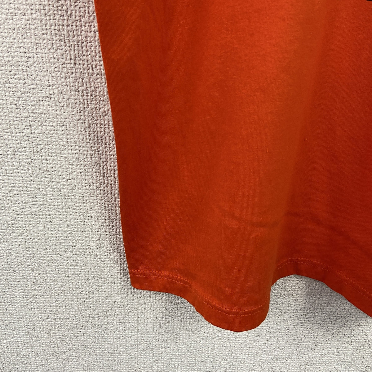 RUSSELL ATHLETIC　ラッセルアスレチック　半袖プリントTシャツ　オレンジ　Lサイズ　古着