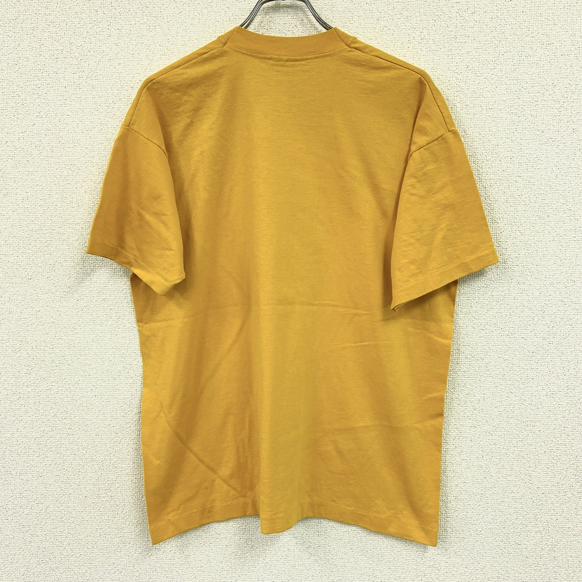 FRUIT OF THE LOOM　フルーツオブザルーム　半袖プリントTシャツ　シングルステッチ　ヴィンテージ　黄色　イエロー　XLサイズ　古着