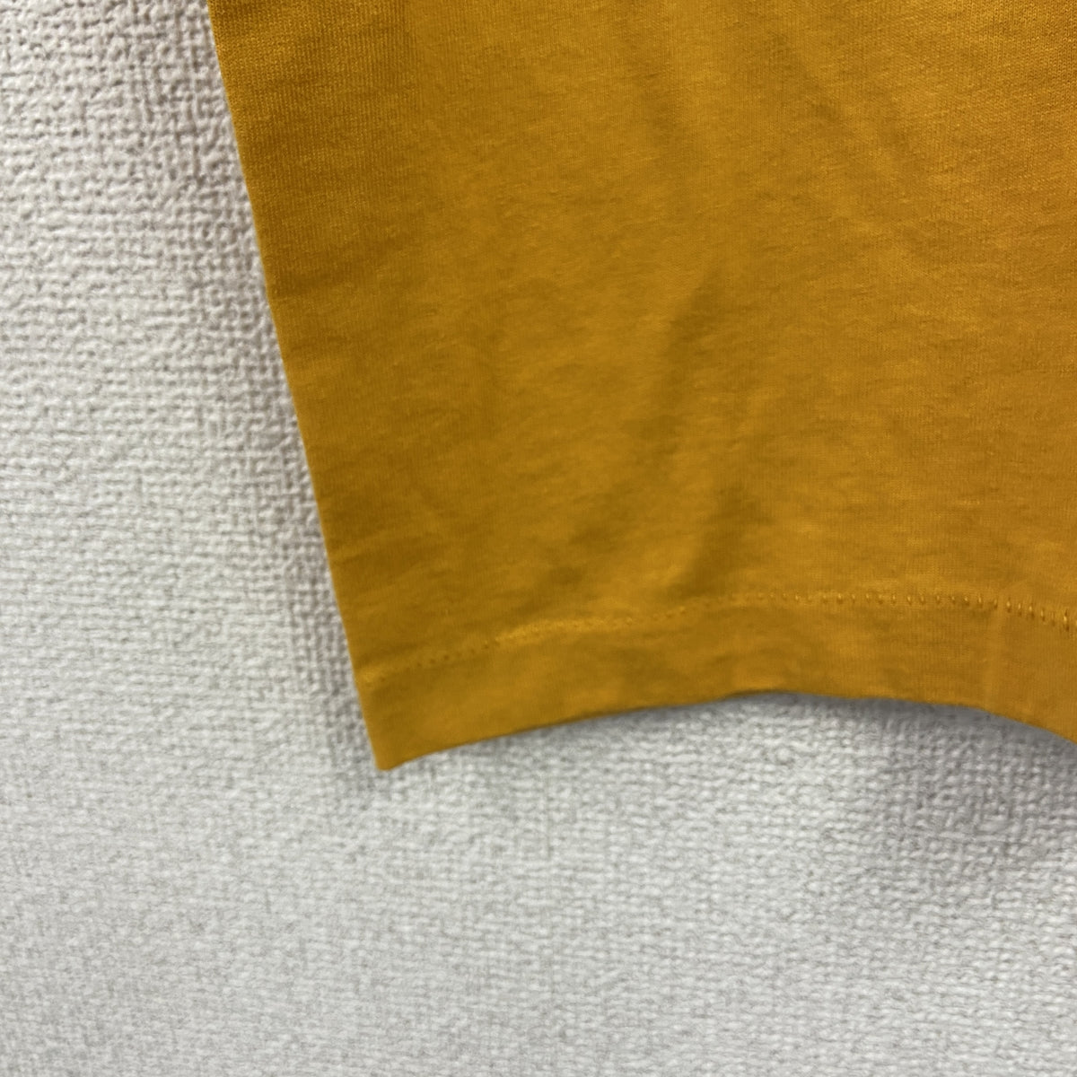 FRUIT OF THE LOOM　フルーツオブザルーム　半袖プリントTシャツ　シングルステッチ　ヴィンテージ　黄色　イエロー　XLサイズ　古着