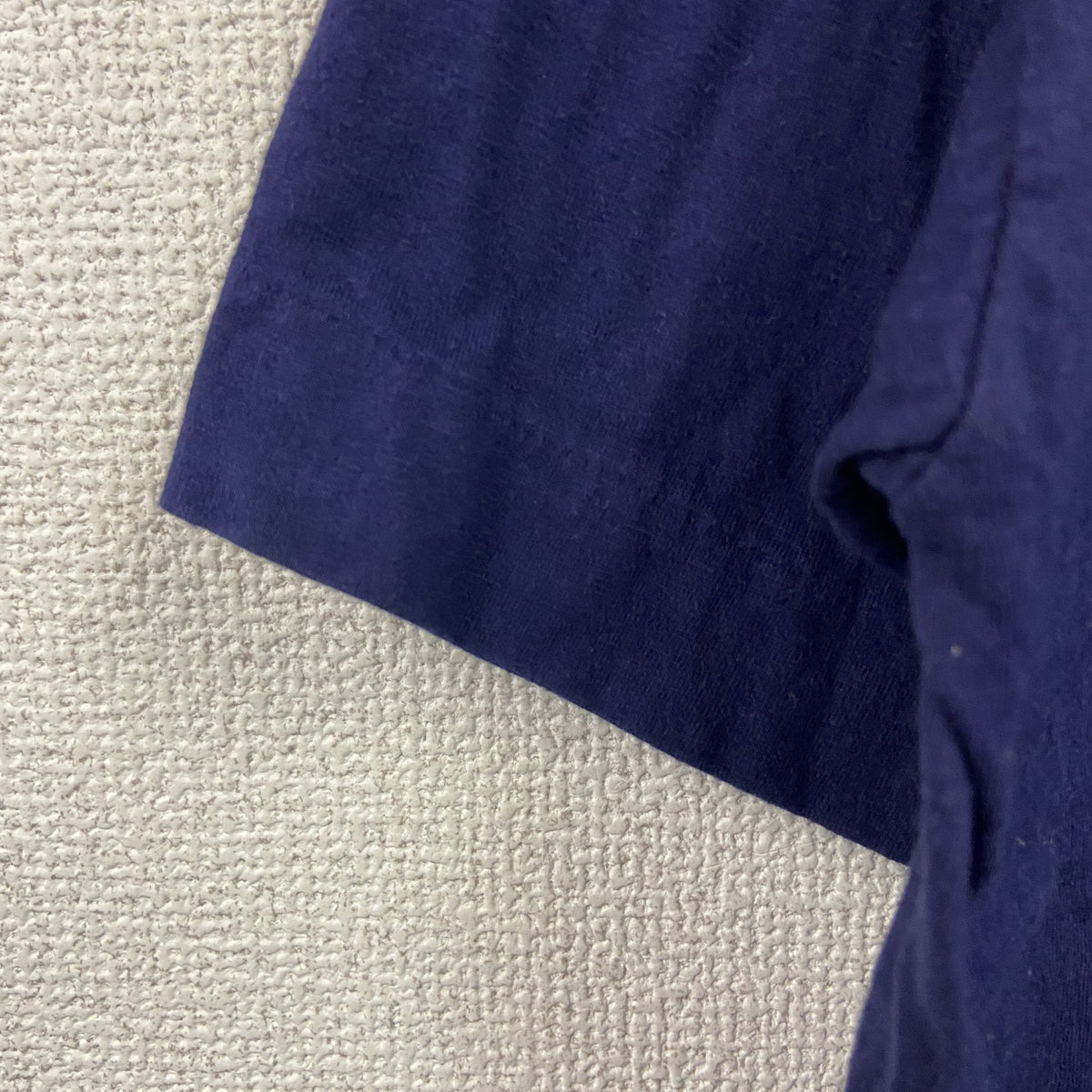 半袖プリントTシャツ　シングルステッチ　ヴィンテージ　紺　ネイビー カットソー メンズ 古着
