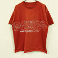 半袖プリントTシャツ　シングルステッチ　ヴィンテージ　赤　レッド　古着