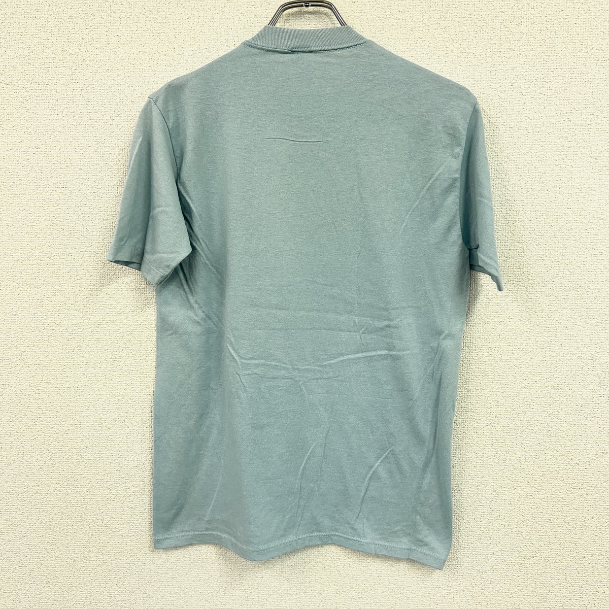 JERZEES　ジャージーズ　半袖プリントTシャツ　シングルステッチ　ヴィンテージ　青　ライトブルー　Mサイズ　古着