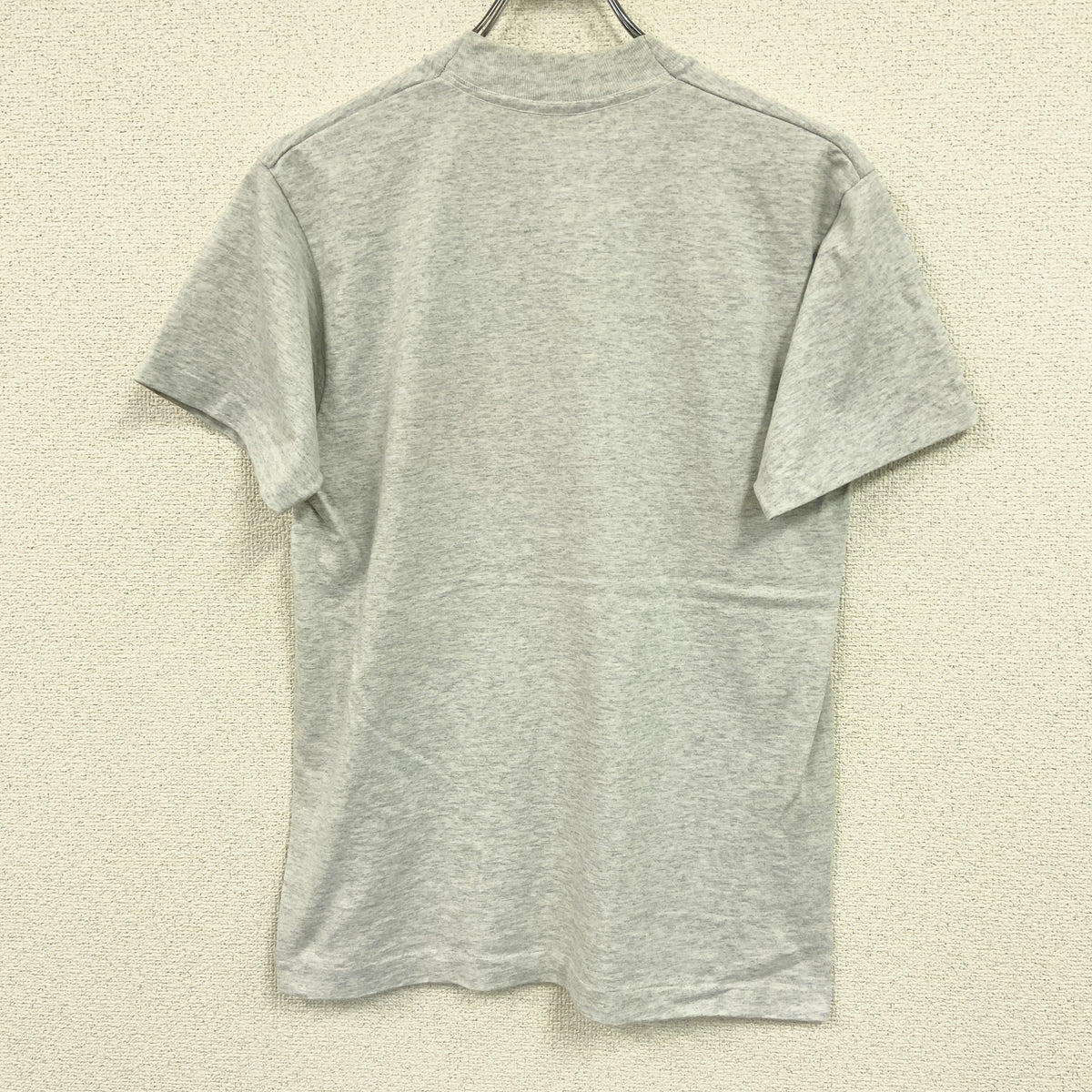 FRUIT OF THE LOOM　フルーツオブザルーム　半袖プリントTシャツ　シングルステッチ　ヴィンテージ　霜降りグレー　Mサイズ　古着