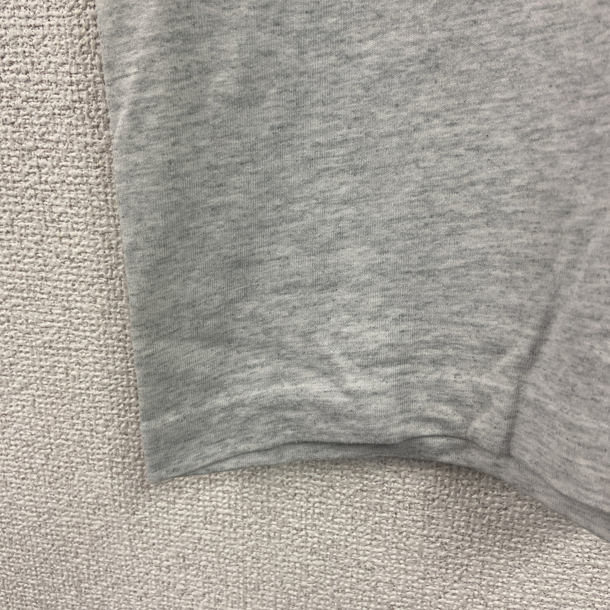 FRUIT OF THE LOOM　フルーツオブザルーム　半袖プリントTシャツ　シングルステッチ　ヴィンテージ　霜降りグレー　Mサイズ　古着