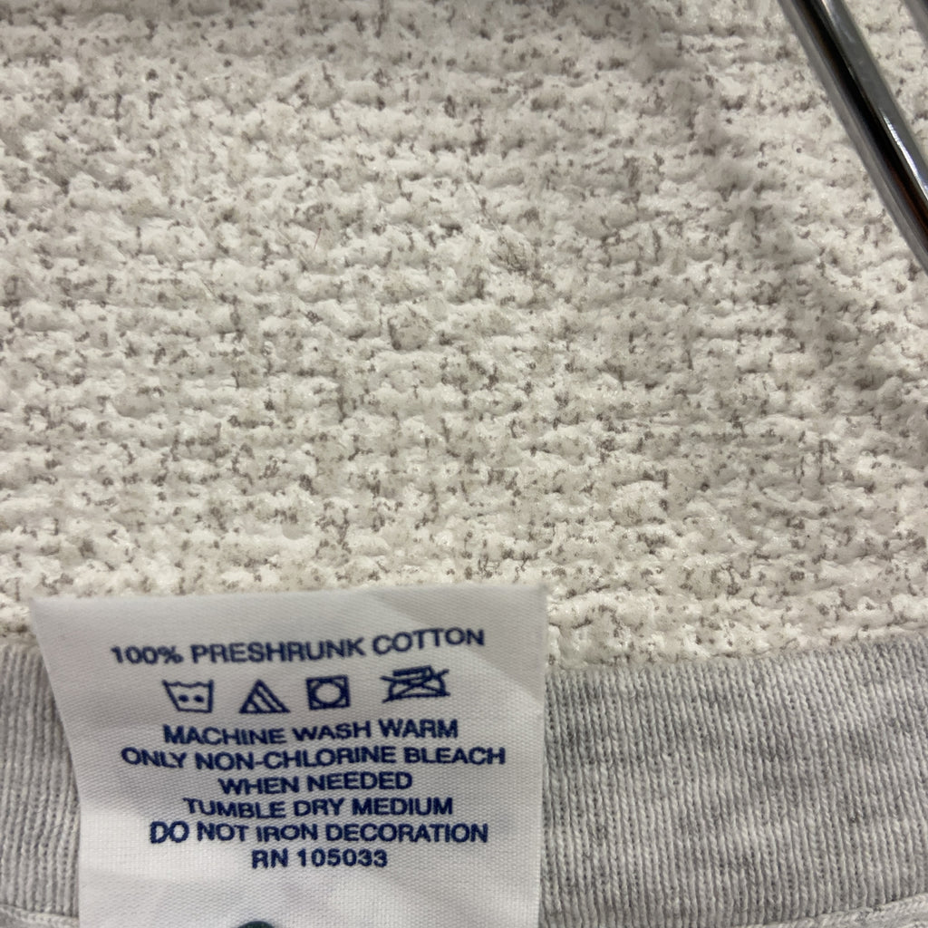 ALORE　半袖プリントTシャツ　シングルステッチ　ヴィンテージ　霜降りグレー　XLサイズ　古着