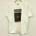 Hanes　ヘインズ　半袖プリントTシャツ　シングルステッチ　ヴィンテージ　白　ホワイト　Lサイズ カットソー メンズ コットン 古着