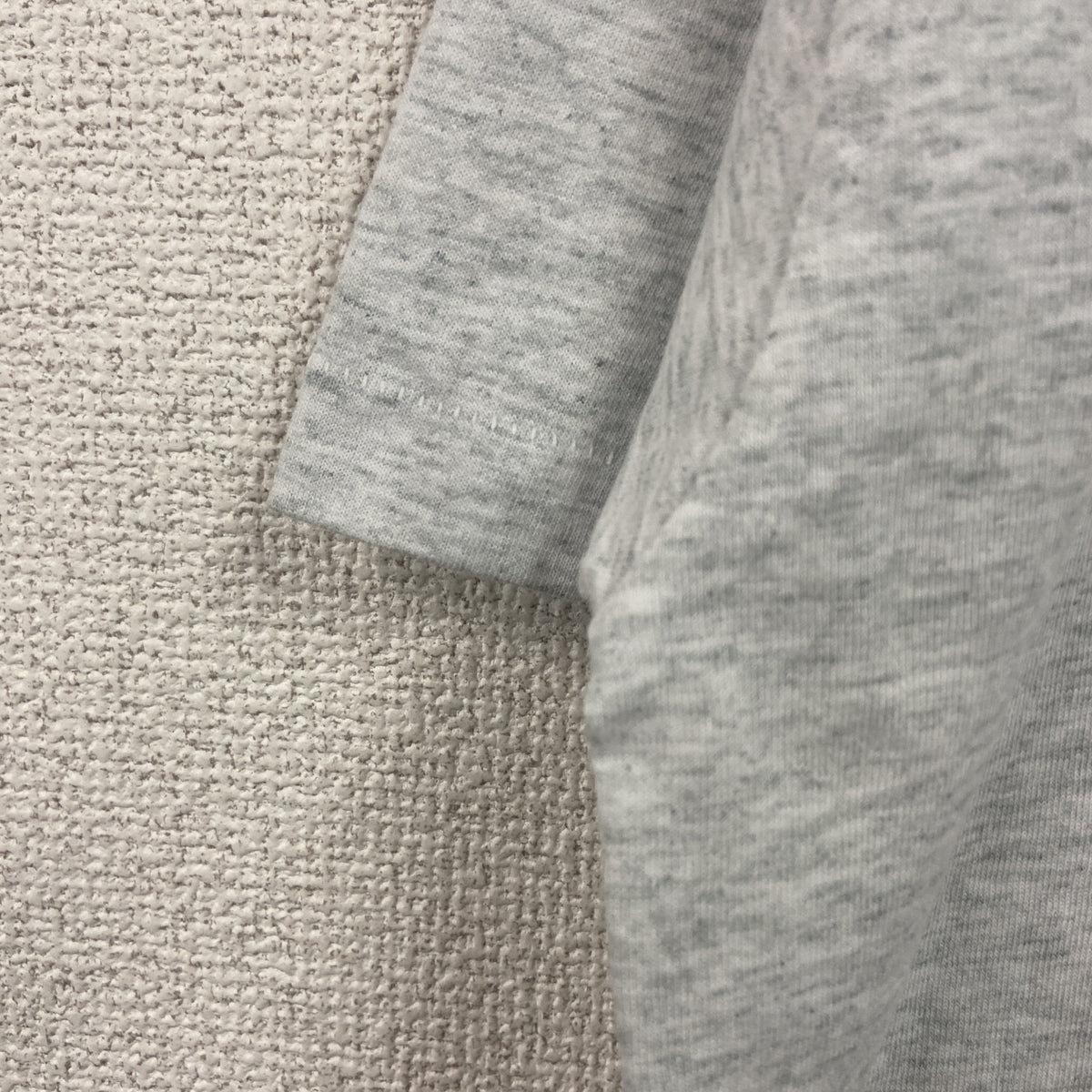 FRUIT OF THE LOOM　フルーツオブザルーム　半袖プリントTシャツ　シングルステッチ　ヴィンテージ　霜降りグレー　Lサイズ カットソー メンズ コットン 古着