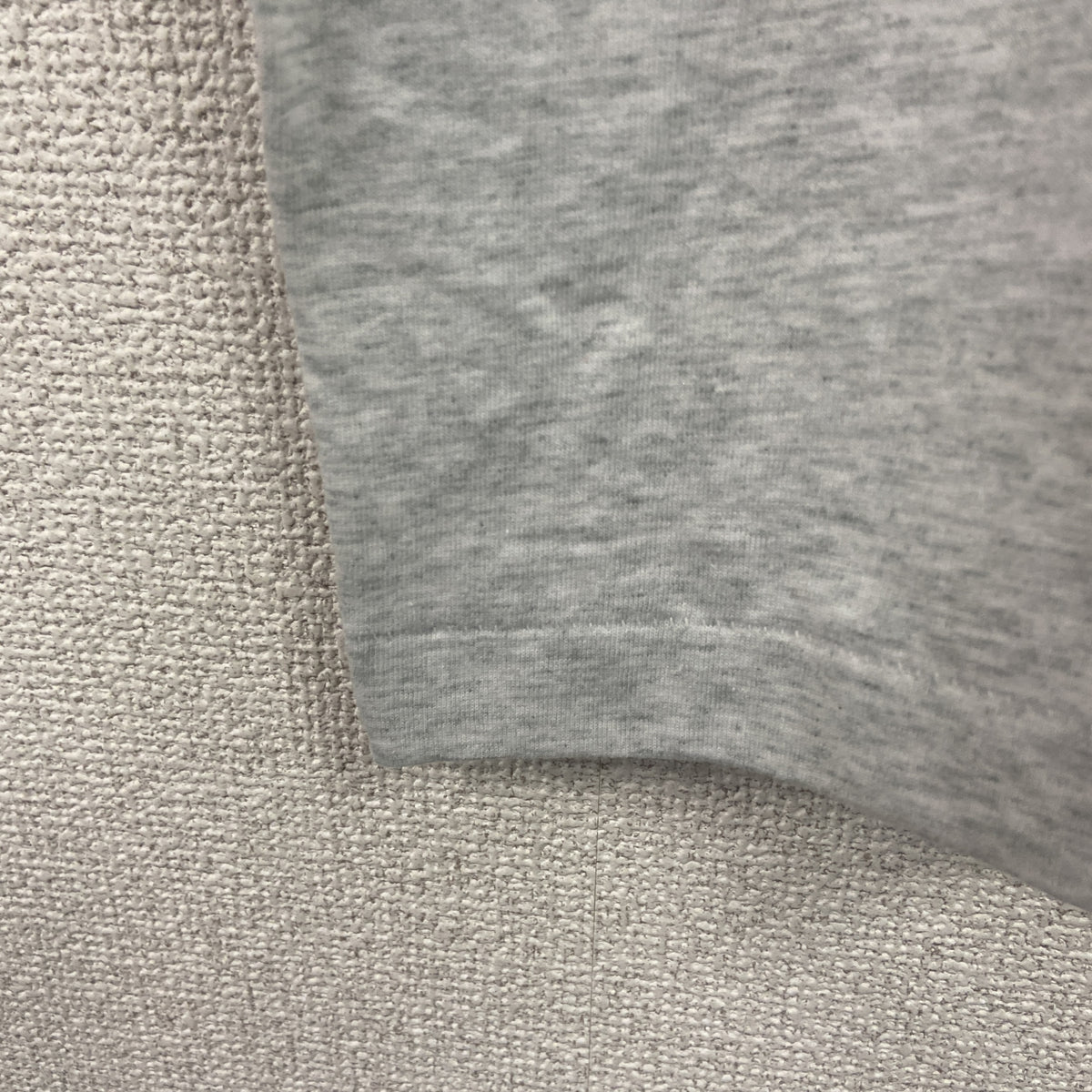 FRUIT OF THE LOOM　フルーツオブザルーム　半袖プリントTシャツ　シングルステッチ　ヴィンテージ　霜降りグレー　Lサイズ カットソー メンズ コットン 古着