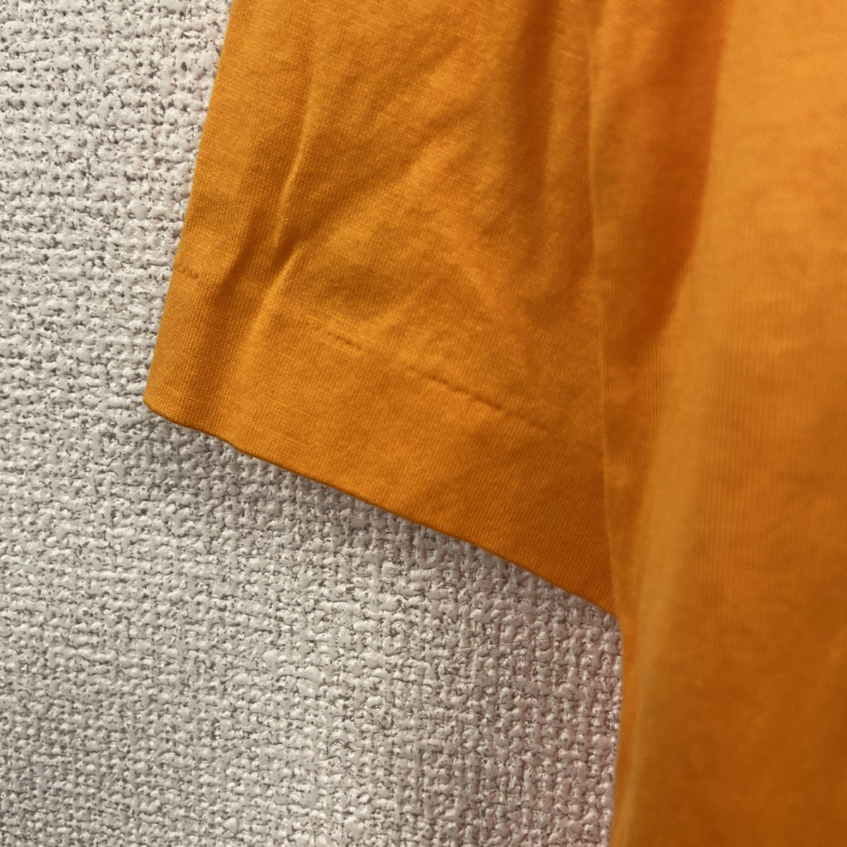 SAHARA　サハラ　半袖ポロシャツ　シングルステッチ　ヴィンテージ　オレンジ　Lサイズ メンズ 古着