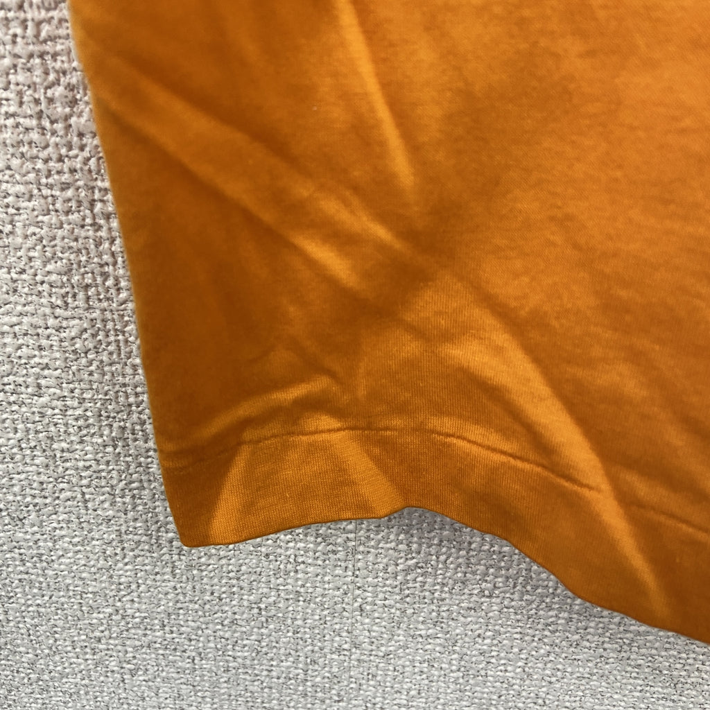 SAHARA　サハラ　半袖ポロシャツ　シングルステッチ　ヴィンテージ　オレンジ　Lサイズ メンズ 古着