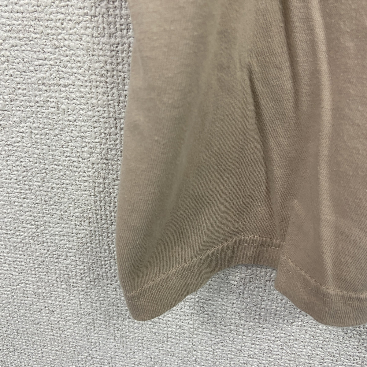 TSi　半袖プリントTシャツ　シングルステッチ　ヴィンテージ ベージュ　XLサイズ カットソー メンズ コットン 古着