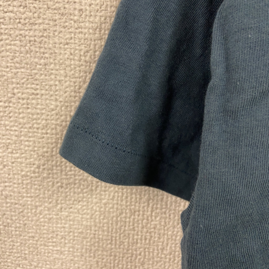 Hanes　ヘインズ　半袖プリントTシャツ　シングルステッチ　ヴィンテージ　紺　ネイビー　XLサイズ　古着