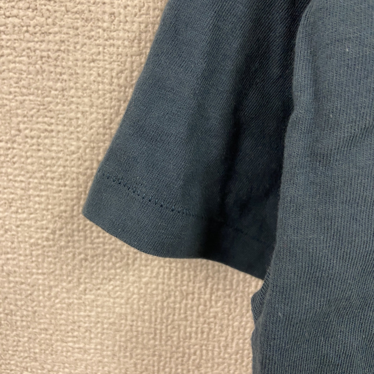 Hanes　ヘインズ　半袖プリントTシャツ　シングルステッチ　ヴィンテージ　紺　ネイビー　XLサイズ　古着