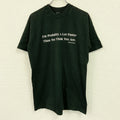 半袖プリントTシャツ　シングルステッチ　ヴィンテージ　黒　ブラック カットソー メンズ 古着