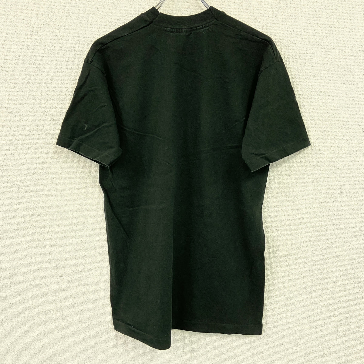半袖プリントTシャツ　シングルステッチ　ヴィンテージ　黒　ブラック カットソー メンズ 古着