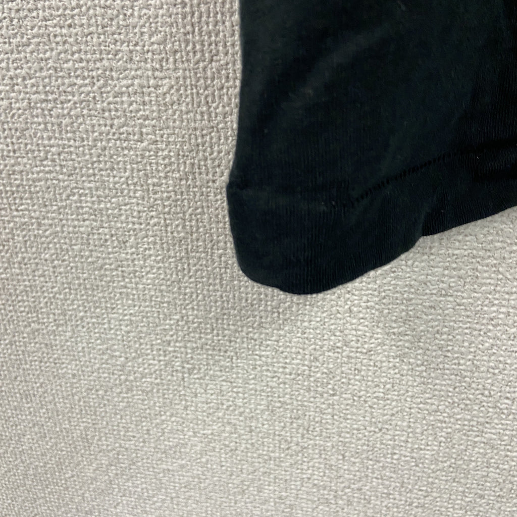 FRUIT OF THE LOOM　フルーツオブザルーム　半袖プリントTシャツ　シングルステッチ　ヴィンテージ　黒　ブラック　XLサイズ　古着