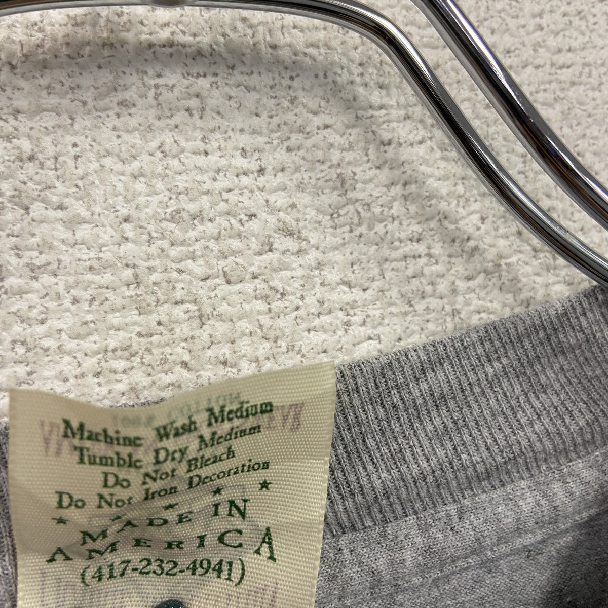 PRAIRIE MOUNTAIN　半袖プリントTシャツ　シングルステッチ　ヴィンテージ　グレー　XXLサイズ カットソー メンズ コットン 古着