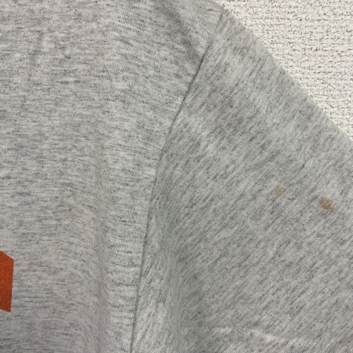 Hanes　ヘインズ　半袖プリントTシャツ　シングルステッチ　ヴィンテージ　灰色　グレー　Lサイズ カットソー メンズ コットン 古着