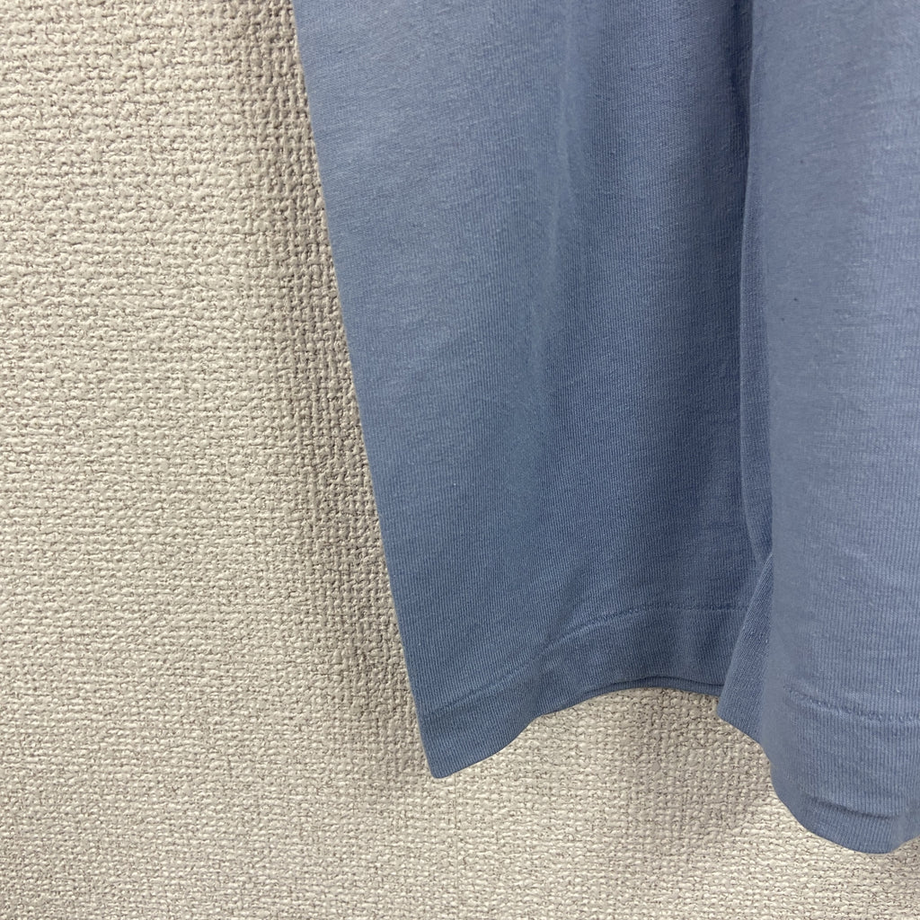 90s　Fruit of the Loom　フルーツオブザルーム　HOOK　フック　半袖Tシャツ　シングルステッチ　ヴィンテージ　青　ブルー　XLサイズ　古着