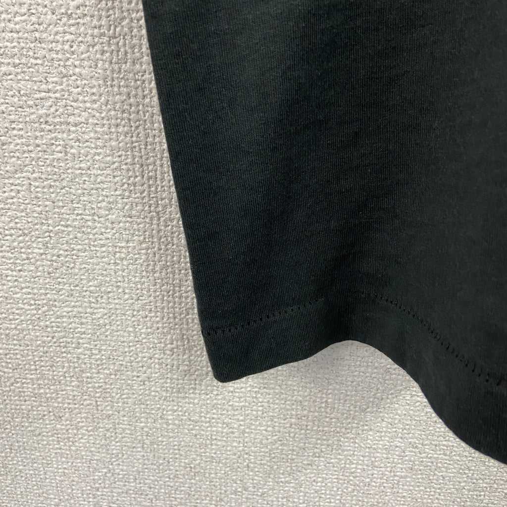 FRUIT OF THE LOOM　フルーツオブザルーム　半袖プリントTシャツ　シングルステッチ　ヴィンテージ　黒　ブラック　XLサイズ　古着