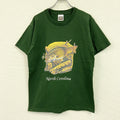 TULTEX　タルテックス　半袖プリントTシャツ　シングルステッチ　ヴィンテージ　緑　グリーン　Lサイズ カットソー メンズ コットン 古着