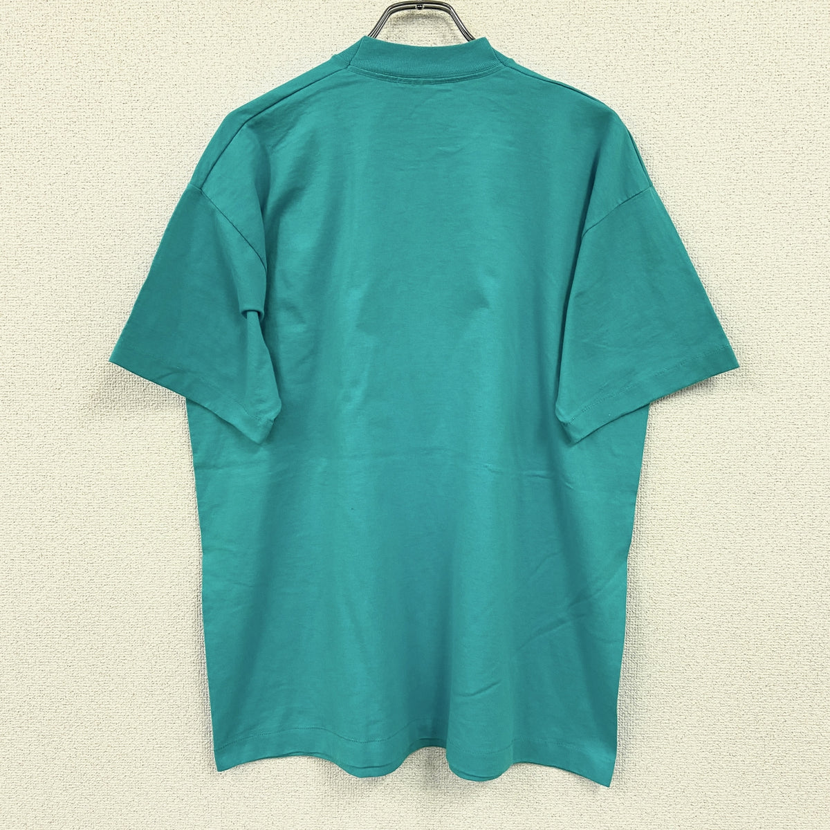 FRUIT OF THE LOOM　フルーツオブザルーム　半袖プリントTシャツ　シングルステッチ　ヴィンテージ　青　ブルー　XLサイズ カットソー メンズ コットン 古着