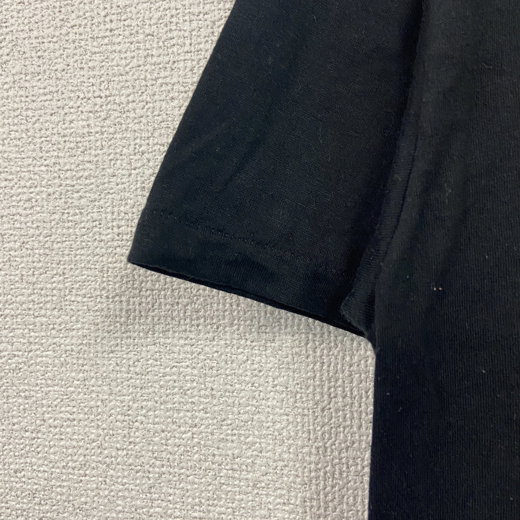 JERZEES　ジャージーズ　半袖プリントTシャツ　シングルステッチ　ヴィンテージ　黒　ブラック　Lサイズ　古着