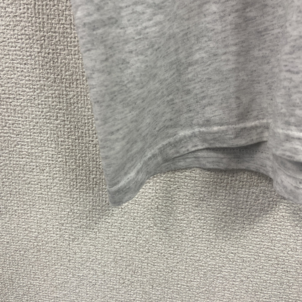 Hanes　ヘインズ　半袖プリントTシャツ　シングルステッチ　ヴィンテージ　霜降りグレー　XXLサイズ　古着