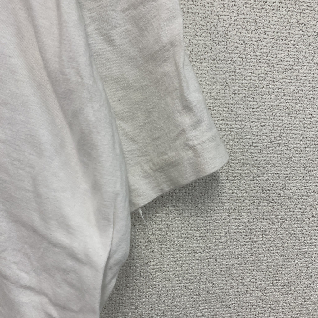 Canchian　半袖プリントTシャツ　シングルステッチ　ヴィンテージ　白　ホワイト　XLサイズ　古着