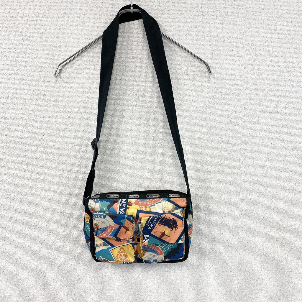 LESPORTSAC　レスポートサック　ショルダーバッグ　マルチカラー　古着