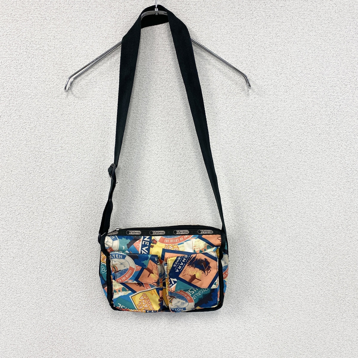 LESPORTSAC　レスポートサック　ショルダーバッグ　マルチカラー　古着