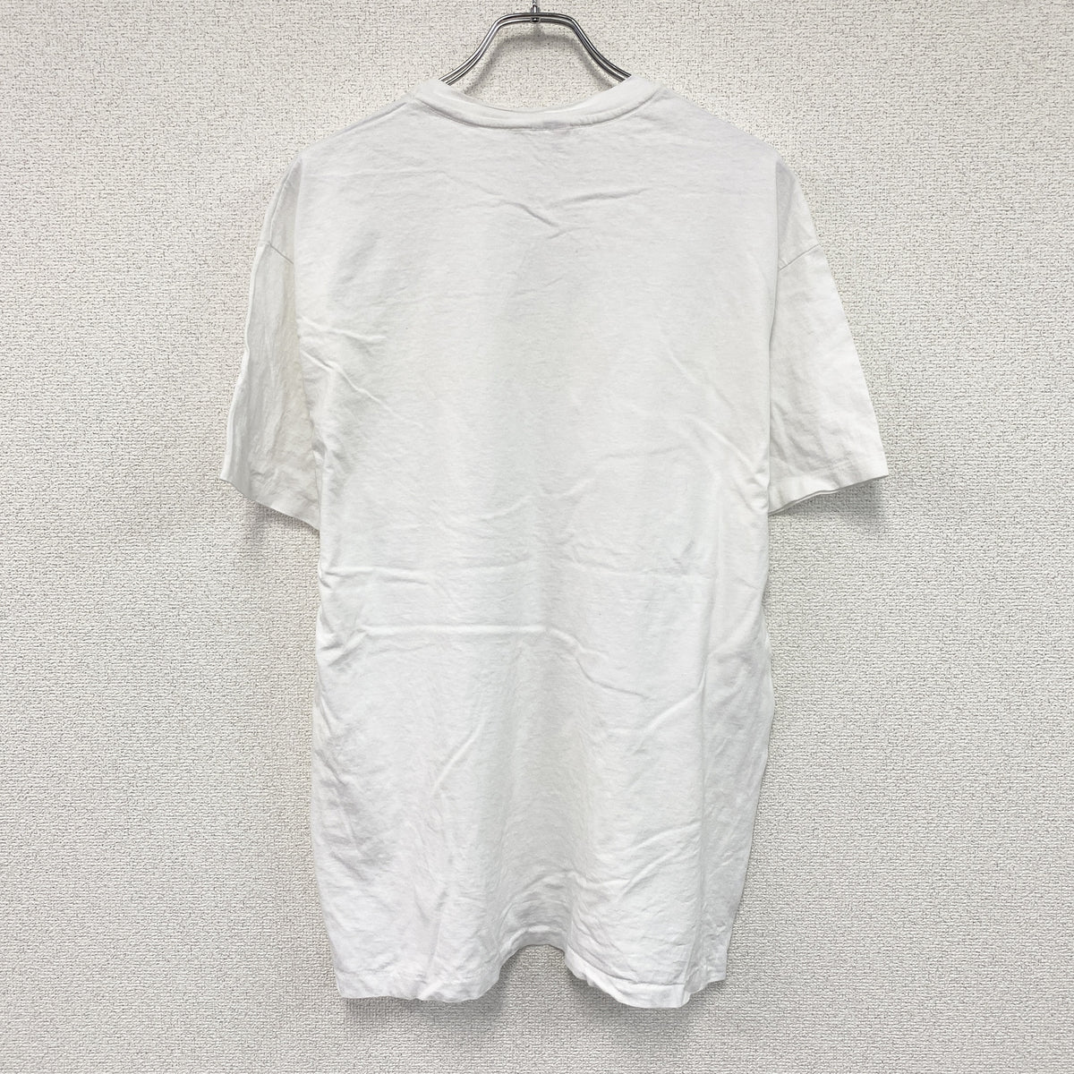 Hanes　ヘインズ　半袖Tシャツ　シングルステッチ　ヴィンテージ　無地　白　ホワイト　XLサイズ　古着
