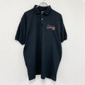 FRUIT OF THE LOOM　フルーツオブザルーム　半袖ポロシャツ　黒　ブラック　XLサイズ　古着
