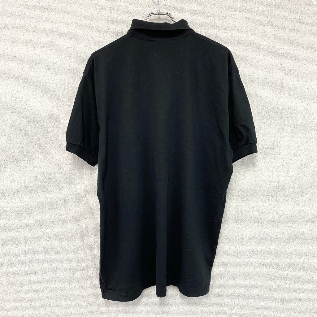 FRUIT OF THE LOOM　フルーツオブザルーム　半袖ポロシャツ　黒　ブラック　XLサイズ　古着