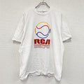 ONEITA　オニータ　半袖プリントTシャツ　シングルステッチ　ヴィンテージ　白　ホワイト　XLサイズ　古着