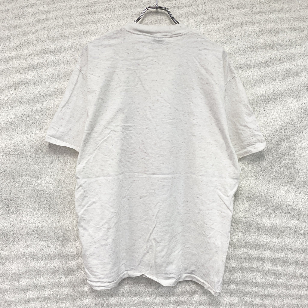 ONEITA　オニータ　半袖プリントTシャツ　シングルステッチ　ヴィンテージ　白　ホワイト　XLサイズ　古着