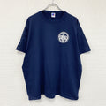 RUSSELL ATHLETIC　ラッセルアスレチック　半袖プリントTシャツ　シングルステッチ　ヴィンテージ　紺　ネイビー　XLサイズ　古着