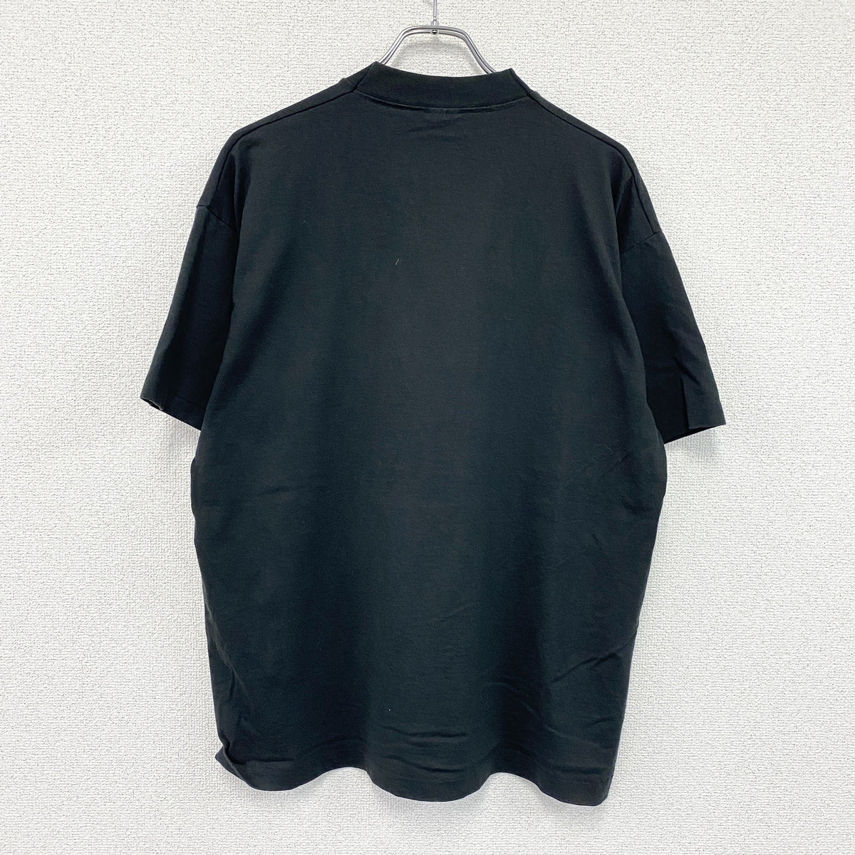 FRUIT OF THE LOOM　フルーツオブザルーム　半袖プリントTシャツ　シングルステッチ　ヴィンテージ　黒　ブラック　XLサイズ　古着