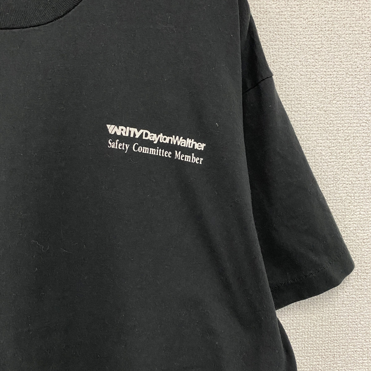 FRUIT OF THE LOOM　フルーツオブザルーム　半袖プリントTシャツ　シングルステッチ　ヴィンテージ　黒　ブラック　XLサイズ　古着