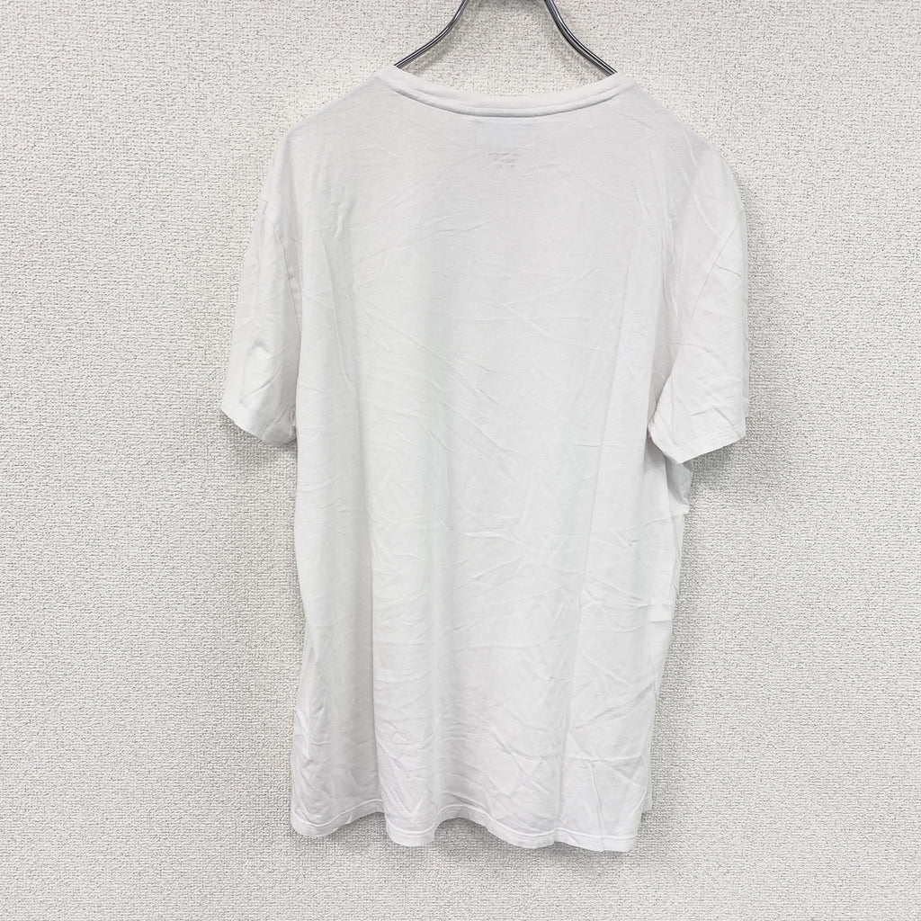 LACOSTE　ラコステ　半袖Tシャツ　白　ホワイト　Lサイズ　古着