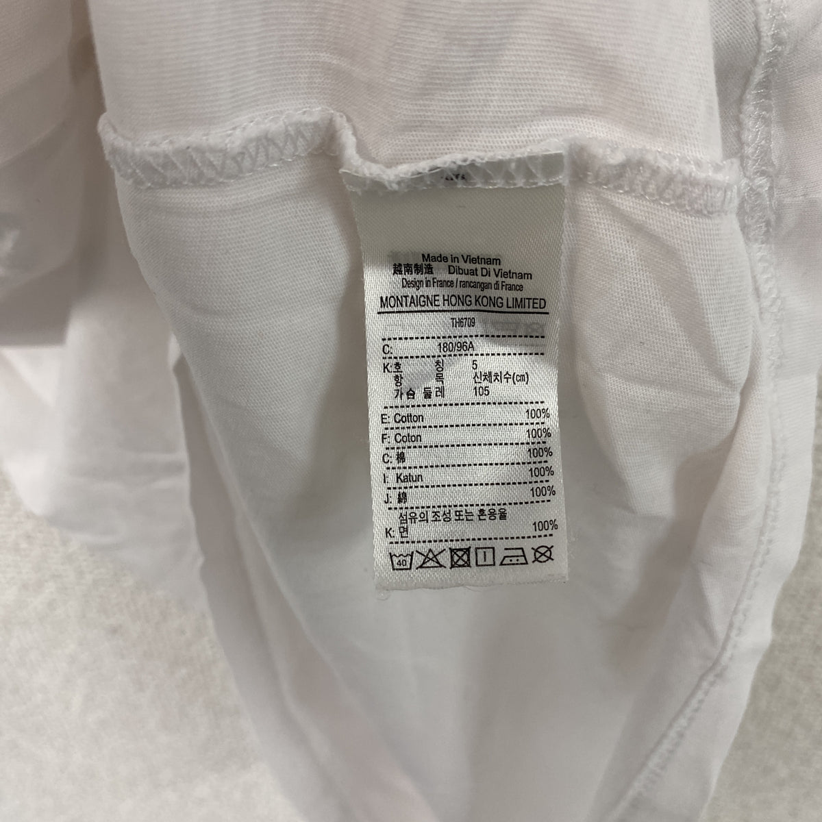 LACOSTE　ラコステ　半袖Tシャツ　白　ホワイト　Lサイズ　古着