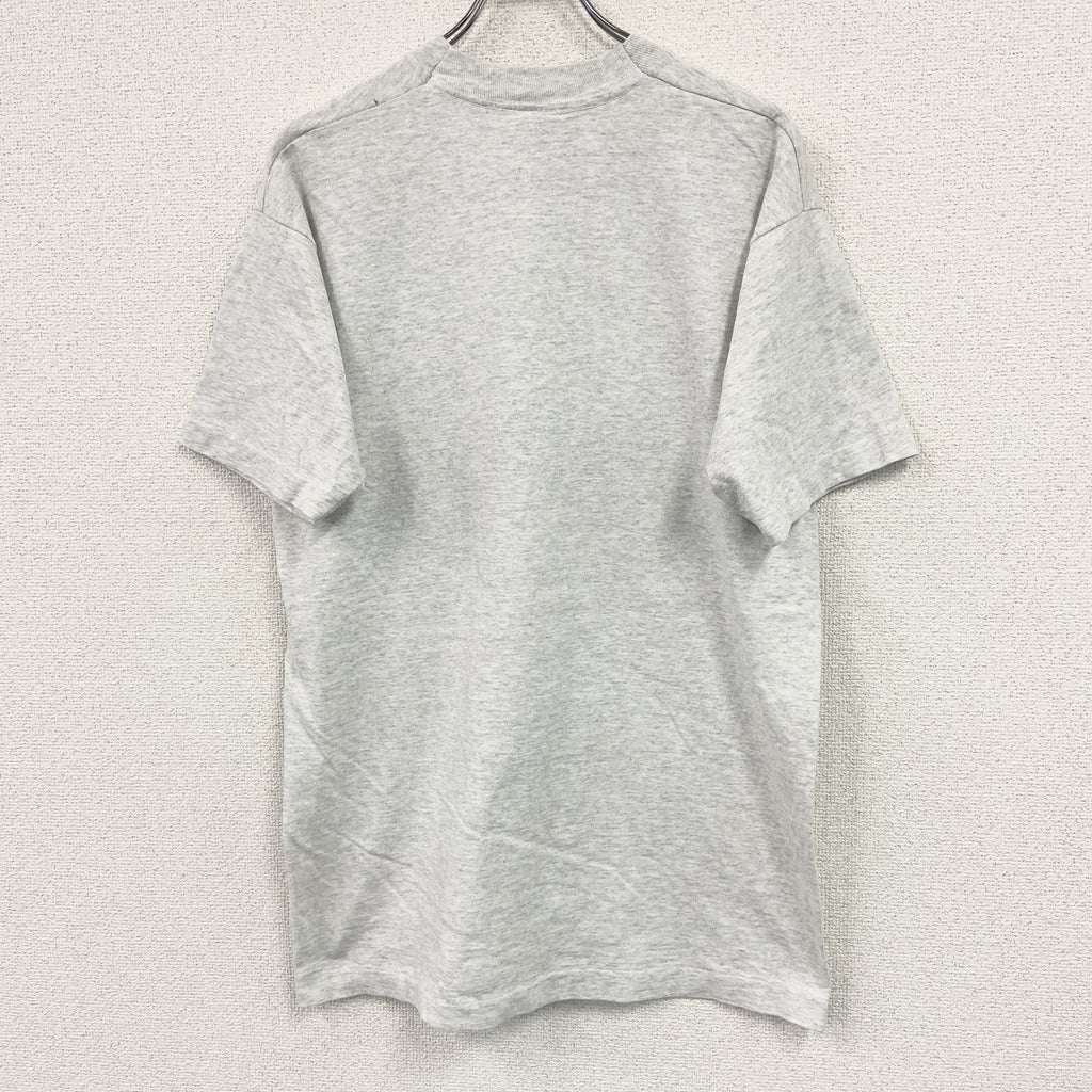 Collegite Pacific　半袖プリントTシャツ　シングルステッチ　ヴィンテージ　霜降りグレー　Lサイズ　古着