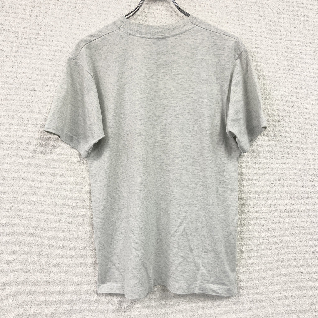 FRUIT OF THE LOOM　フルーツオブザルーム　半袖プリントTシャツ　シングルステッチ　ヴィンテージ　灰色　グレー　Mサイズ　古着