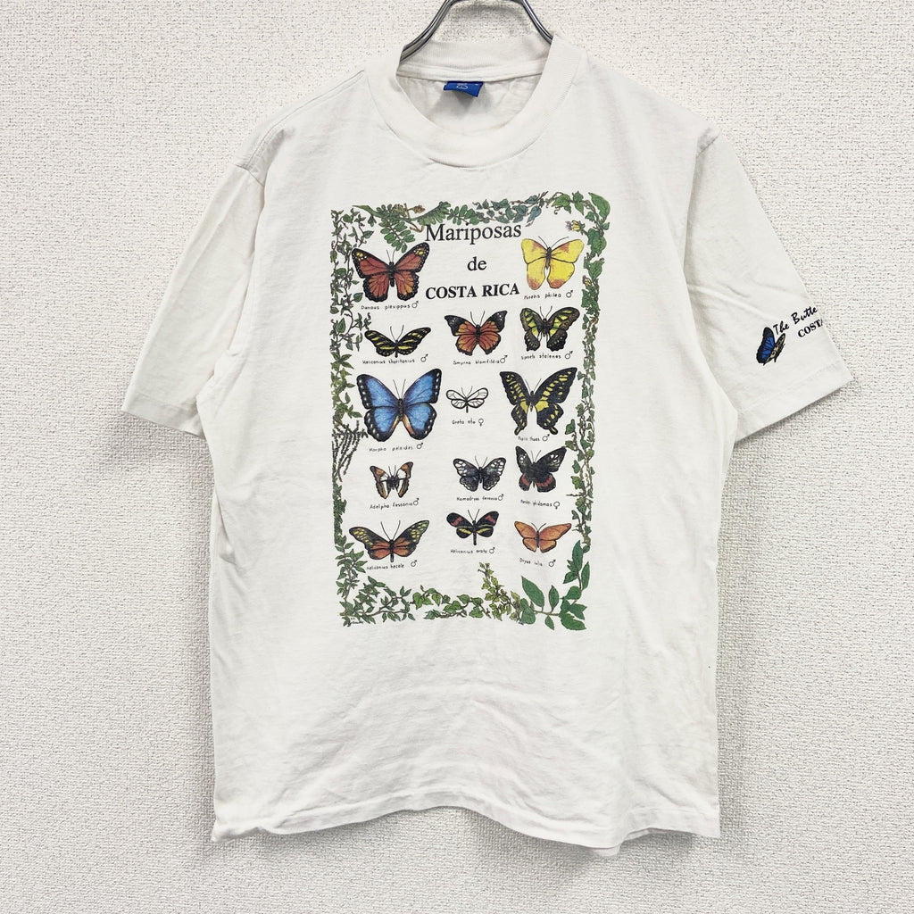 J.B　半袖プリントTシャツ　シングルステッチ　ヴィンテージ　白　ホワイト　Lサイズ　古着