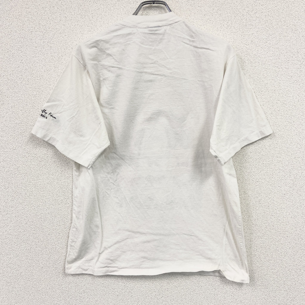 J.B　半袖プリントTシャツ　シングルステッチ　ヴィンテージ　白　ホワイト　Lサイズ　古着
