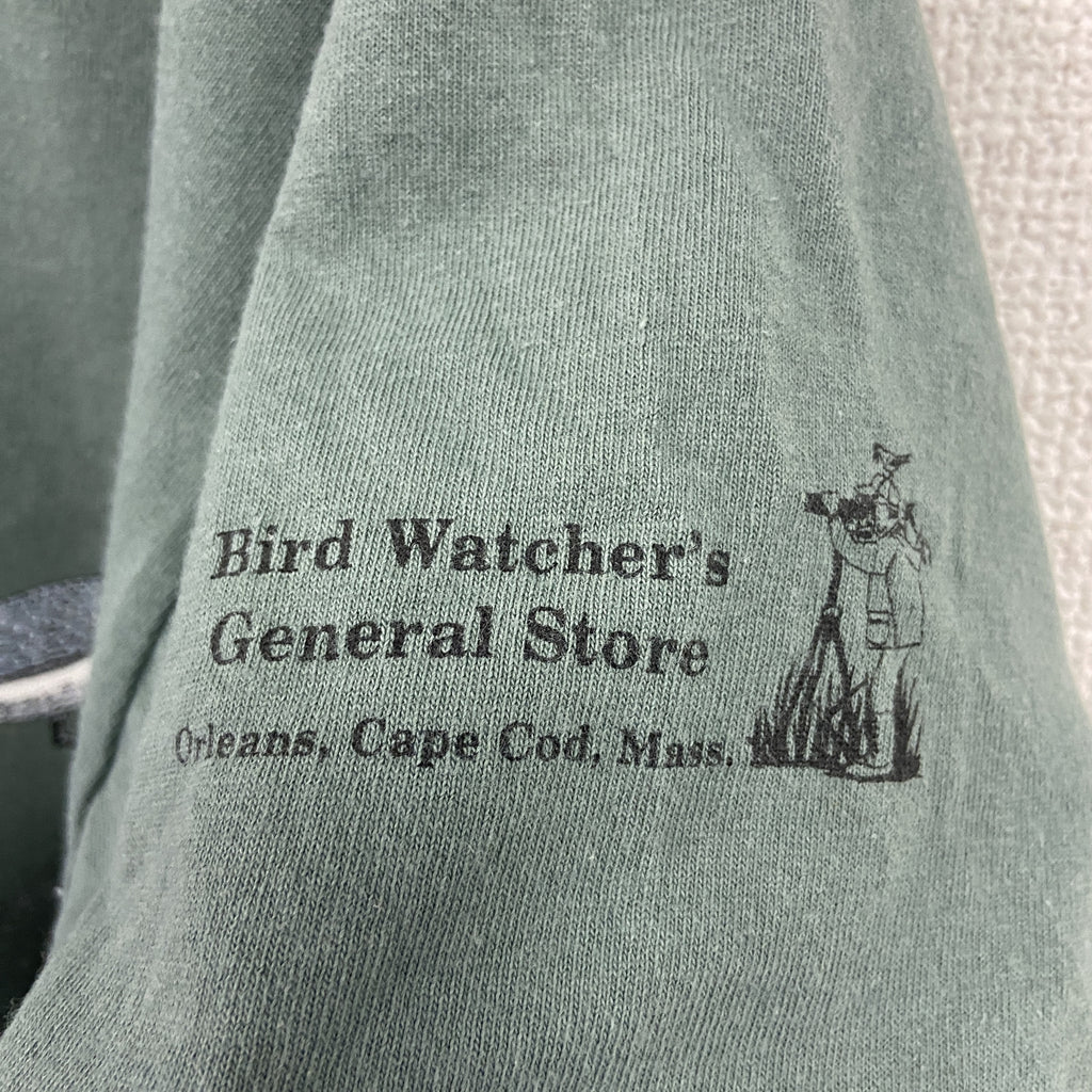 HARBORSIDE GRAPMICS　半袖プリントTシャツ　シングルステッチ　ヴィンテージ　緑　ライトグリーン　XLサイズ カットソー メンズ コットン 古着