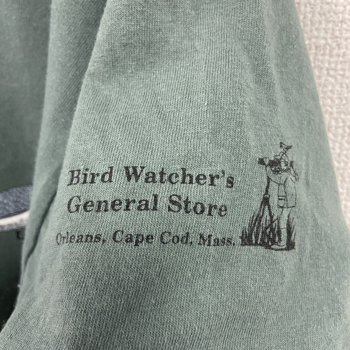 HARBORSIDE GRAPMICS　半袖プリントTシャツ　シングルステッチ　ヴィンテージ　緑　ライトグリーン　XLサイズ カットソー メンズ コットン 古着