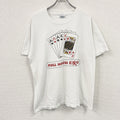 Hanes　ヘインズ　半袖プリントTシャツ　シングルステッチ　ヴィンテージ　白　ホワイト　Lサイズ　古着